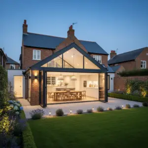 House extension services London - rear extension project by Fixizloft