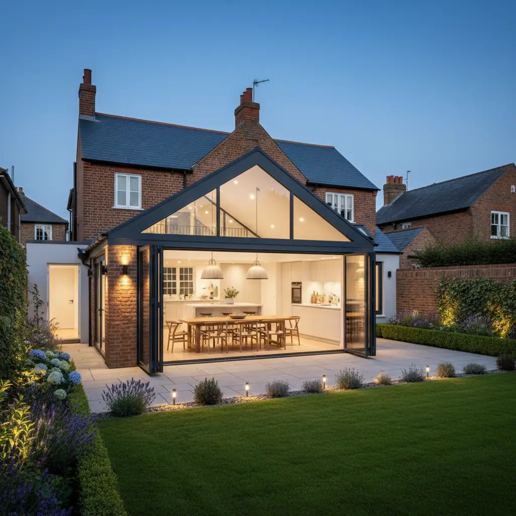 House extension services London - rear extension project by Fixizloft