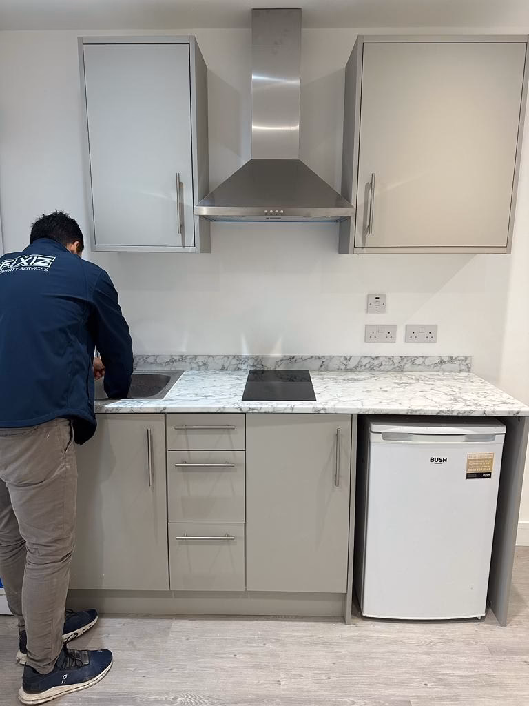 Fixiz team at work — London building project