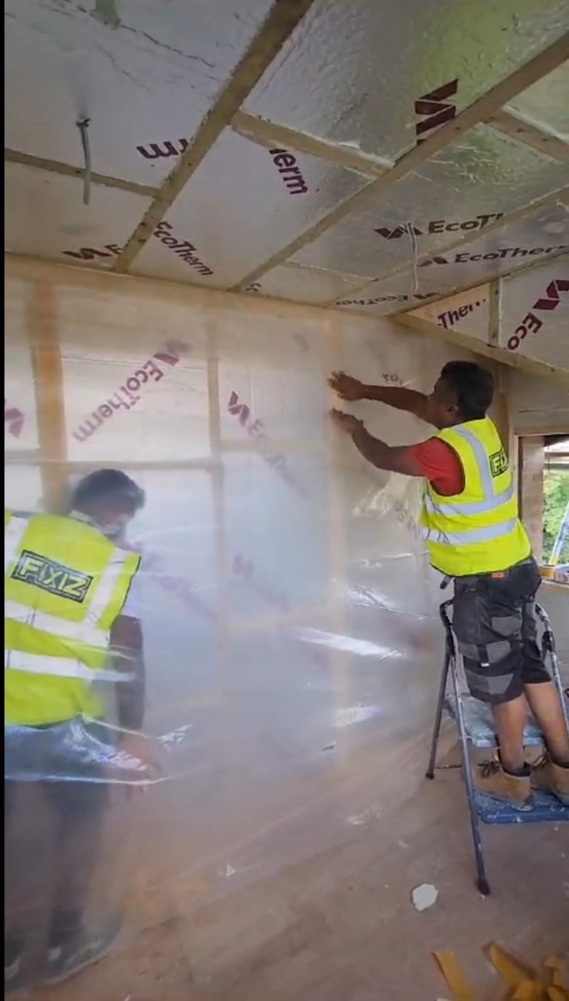 Fixiz team at work — London building project