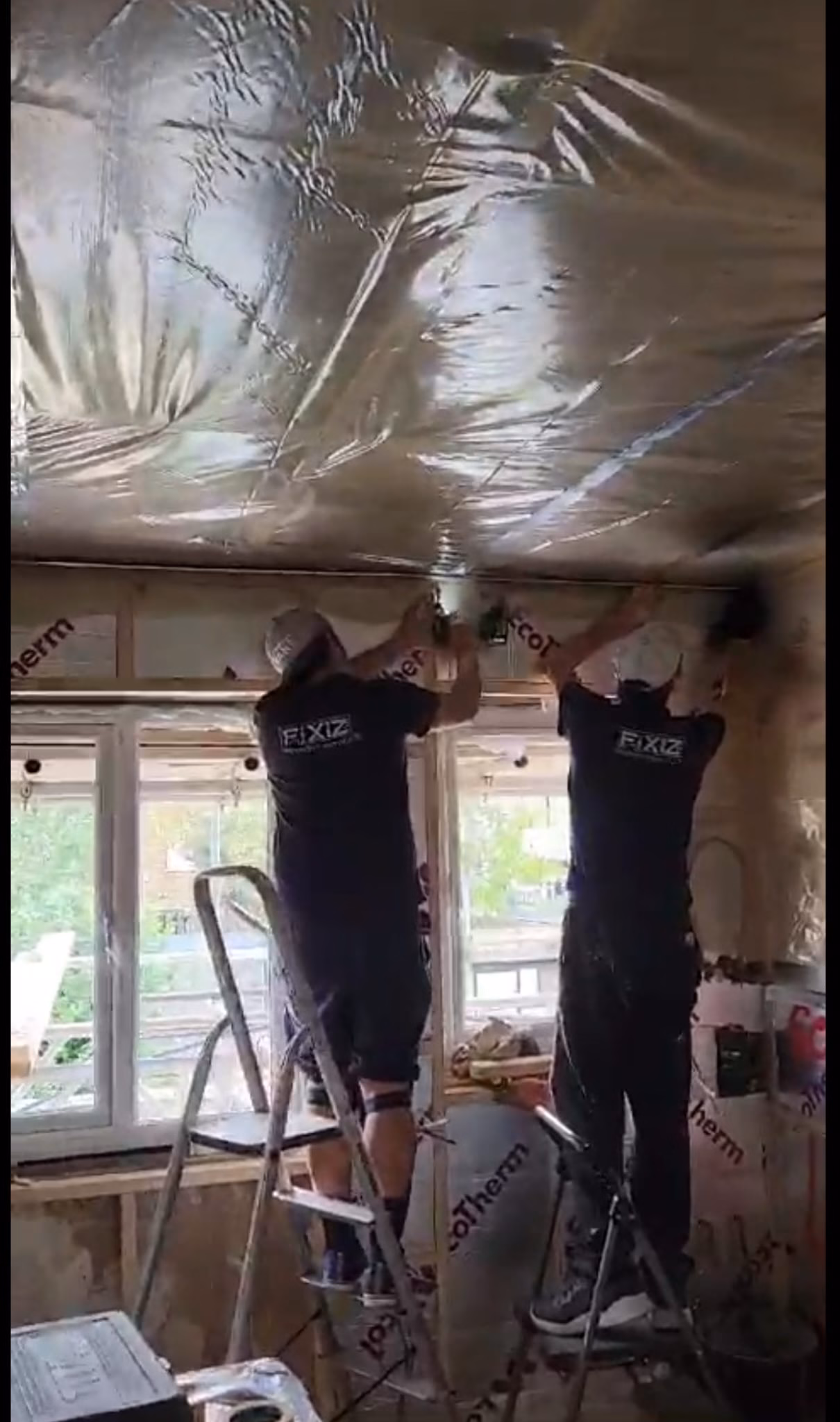 Fixiz team at work — London building project